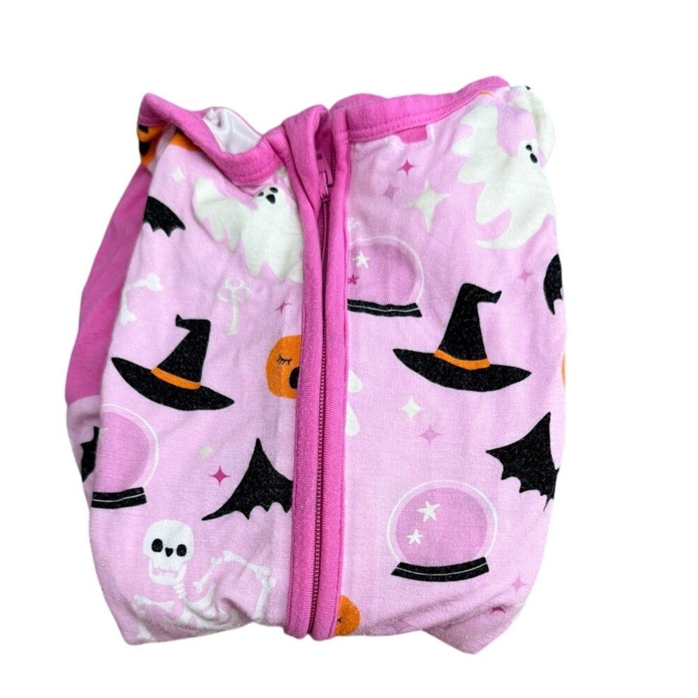 Little Sleepies "Glowing Ghouls" bamboo baby zippy size 2T Halloween